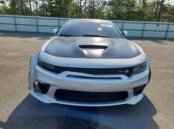 2C3CDXGJ1LH192204 2020 DODGE CHARGER Silver Вид спереду