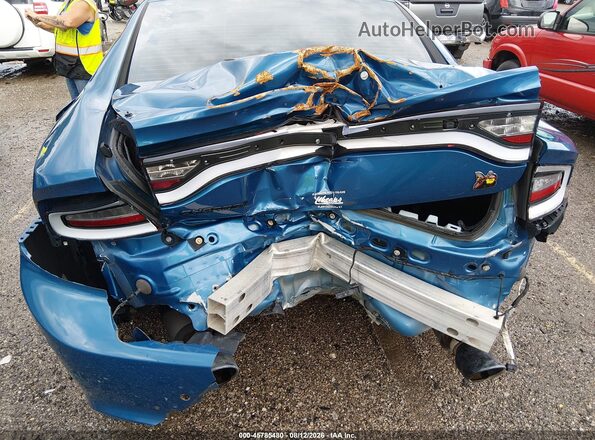 2C3CDXGJ1LH238114 2020 DODGE CHARGER Blue Вид спереду