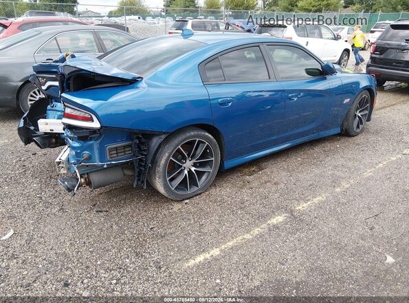 2C3CDXGJ1LH238114 2020 DODGE CHARGER Blue Задня права чверть
