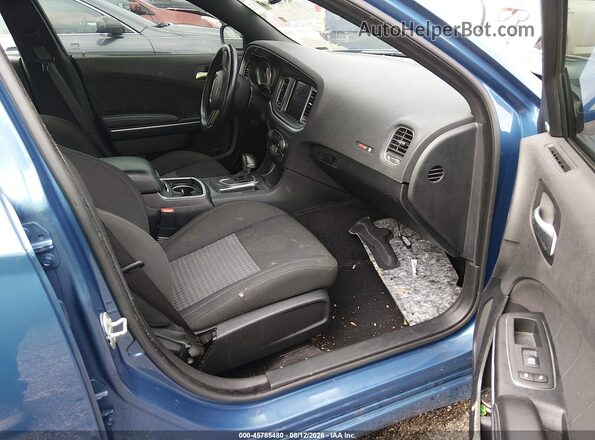 2C3CDXGJ1LH238114 2020 DODGE CHARGER Blue Вид салону спереду