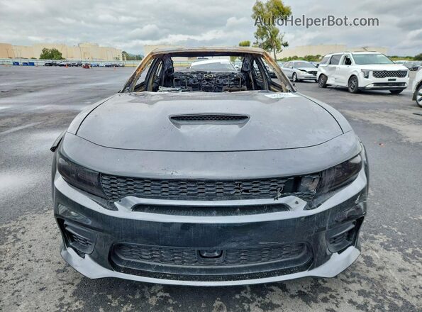 2C3CDXGJ1MH611671 2021 DODGE CHARGER Black წინა ხედი