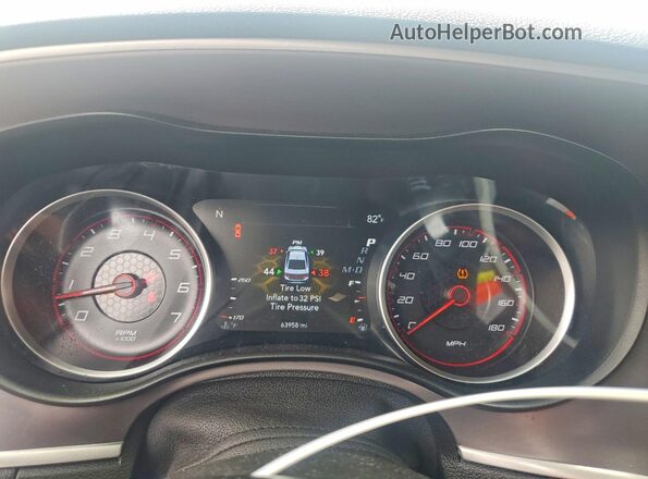 2C3CDXGJ1NH221364 2022 DODGE CHARGER Серый Вид щитка приборов