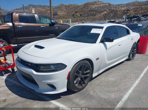 2C3CDXGJ1PH613473 2023 DODGE CHARGER White წინა მარცხენა ხედი სამი მეოთხედიდან