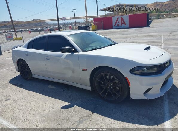 2C3CDXGJ1PH613473 2023 DODGE CHARGER White უკანა სალონის ხედი