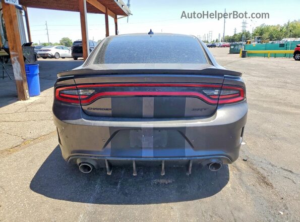 2C3CDXGJ2GH143308 2016 DODGE CHARGER Gray Вид ззаду