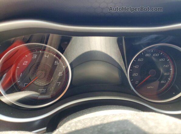 2C3CDXGJ2GH143308 2016 DODGE CHARGER Gray Вид щитка приладів
