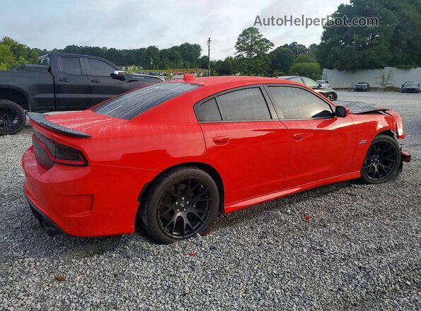 2C3CDXGJ2HH589556 2017 DODGE CHARGER Красный Задняя правая четверть