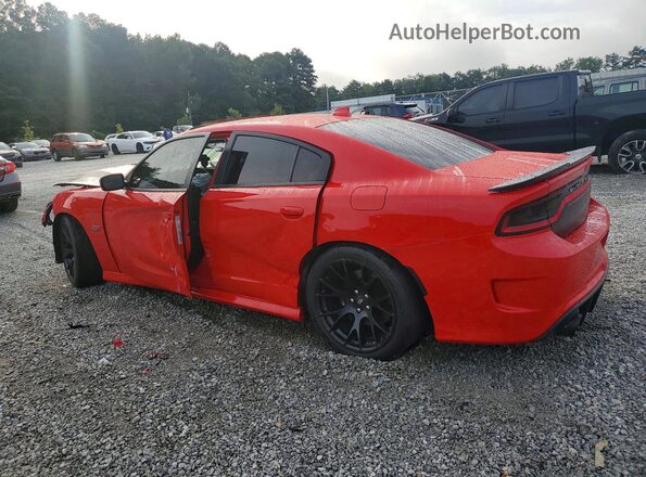 2C3CDXGJ2HH589556 2017 DODGE CHARGER Красный Задняя левая четверть