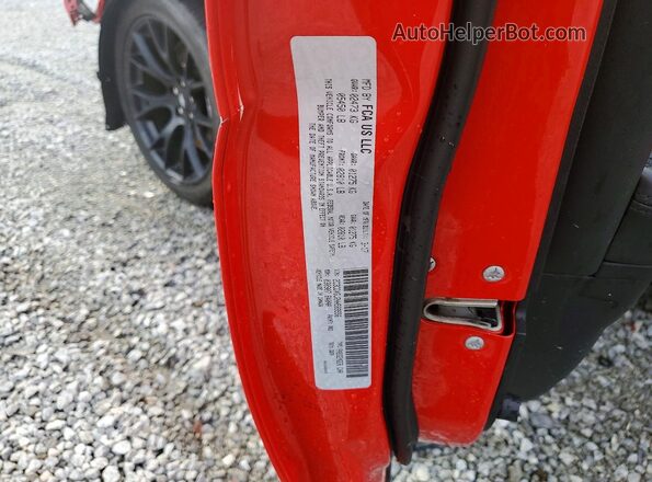 2C3CDXGJ2HH589556 2017 DODGE CHARGER Красный Вид подкапотного пространства