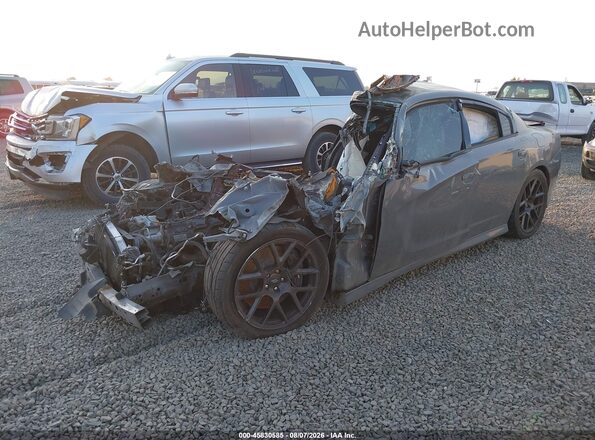 2C3CDXGJ2HH610616 2017 DODGE CHARGER Серый Передняя левая четверть