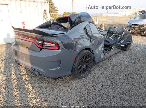 2C3CDXGJ2HH610616 2017 DODGE CHARGER Серый Задняя правая четверть