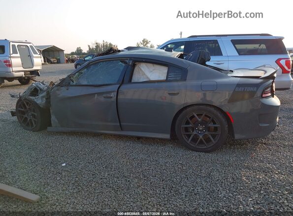 2C3CDXGJ2HH610616 2017 DODGE CHARGER Серый Вид задней части салона
