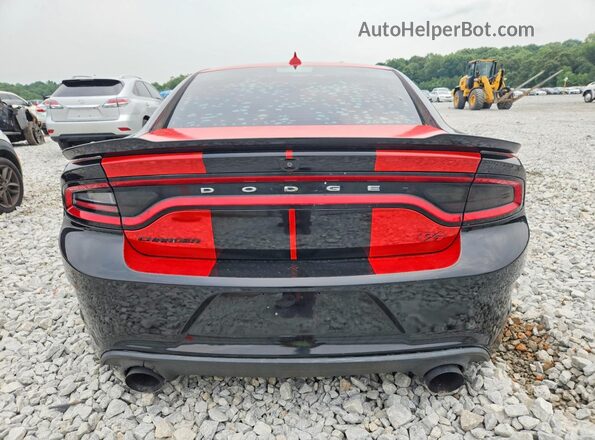 2C3CDXGJ2JH113765 2018 DODGE CHARGER Black Widok z tyłu