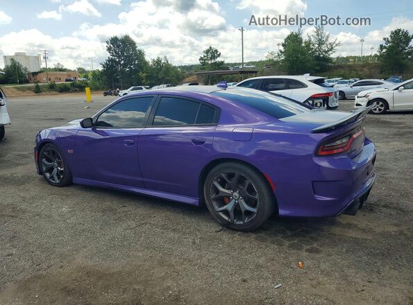 2C3CDXGJ2KH519935 2019 DODGE CHARGER Purple Rear left