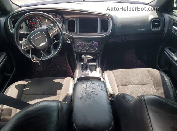 2C3CDXGJ2KH519935 2019 DODGE CHARGER Purple Dashboard view