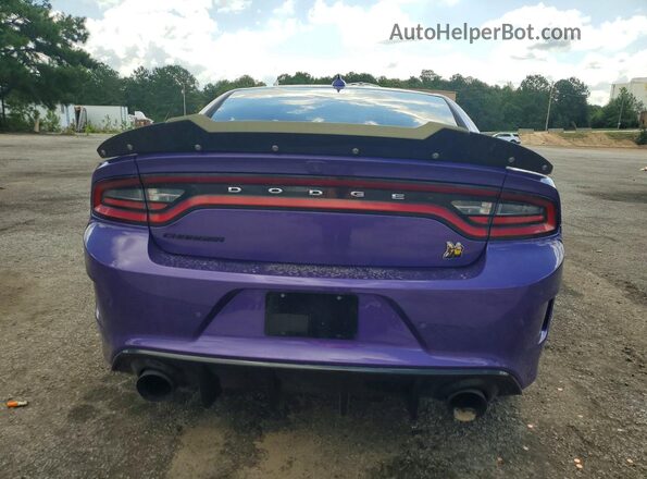 2C3CDXGJ2KH519935 2019 DODGE CHARGER Purple Rear view