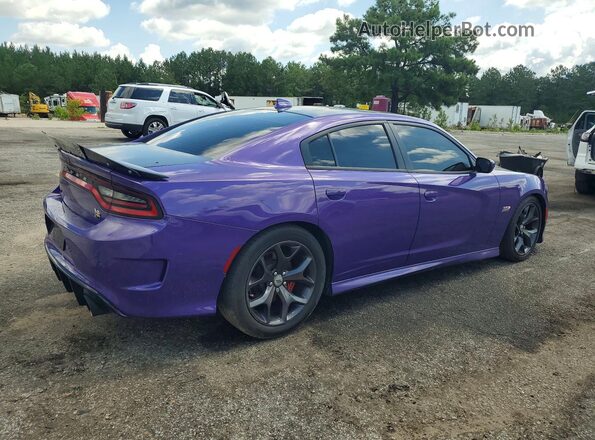 2C3CDXGJ2KH519935 2019 DODGE CHARGER Purple Rear right