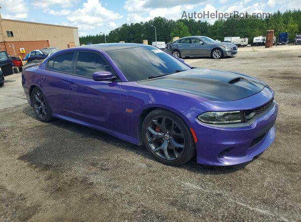 2C3CDXGJ2KH519935 2019 DODGE CHARGER Purple Front right