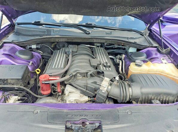 2C3CDXGJ2KH519935 2019 DODGE CHARGER Purple Rear interior view