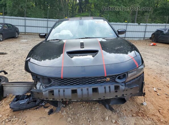 2C3CDXGJ2LH166548 2020 DODGE CHARGER Black Widok z przodu