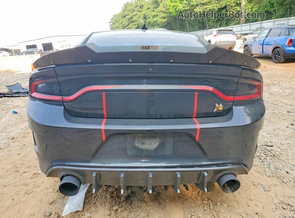 2C3CDXGJ2LH166548 2020 DODGE CHARGER Black Widok z tyłu