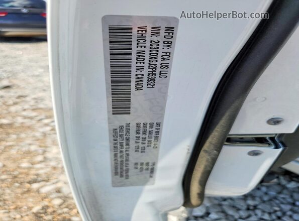 2C3CDXGJ2PH539321 2023 DODGE CHARGER White Շարժիչի բաժամունքի տեսք
