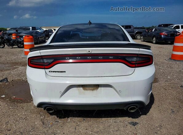 2C3CDXGJ3HH598816 2017 DODGE CHARGER White Вид ззаду