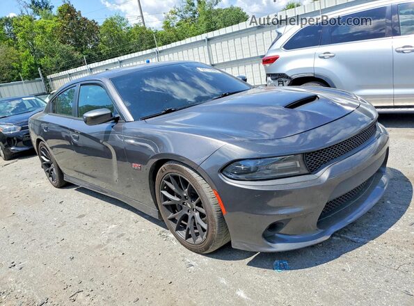 2C3CDXGJ3JH210831 2018 DODGE CHARGER Charcoal Przód prawy