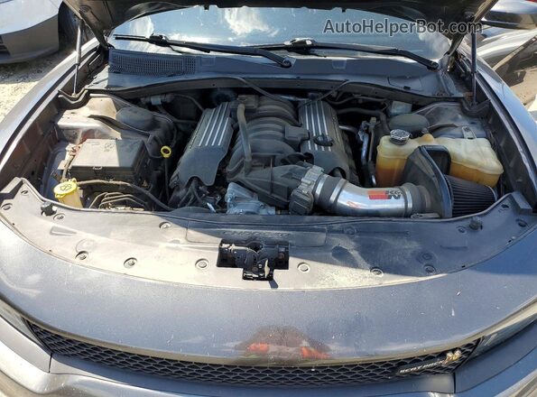2C3CDXGJ3JH210831 2018 DODGE CHARGER Charcoal Widok wnętrza z tyłu