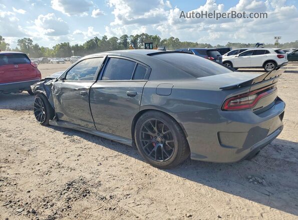 2C3CDXGJ3JH319290 2018 DODGE CHARGER Серый Задняя левая четверть