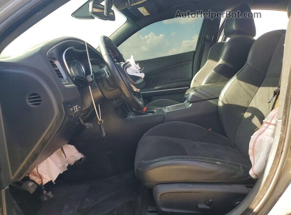 2C3CDXGJ3JH319290 2018 DODGE CHARGER Серый Вид салона спереди
