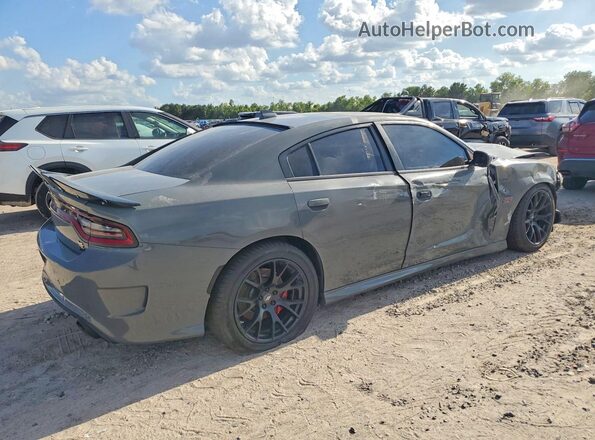2C3CDXGJ3JH319290 2018 DODGE CHARGER Серый Задняя правая четверть