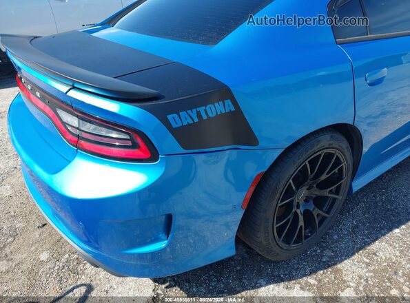 2C3CDXGJ3KH530927 2019 DODGE CHARGER Blue Widok z przodu