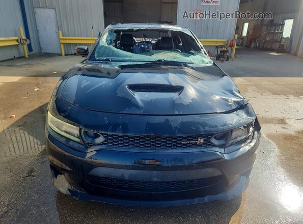 2C3CDXGJ3KH740296 2019 DODGE CHARGER Black წინა ხედი