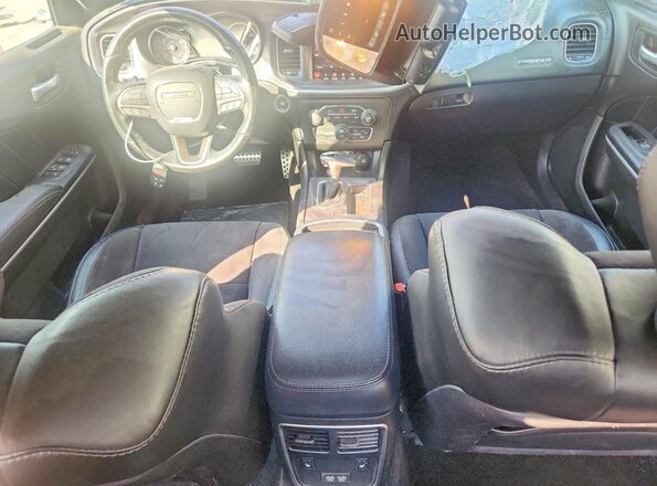 2C3CDXGJ3KH740296 2019 DODGE CHARGER Black წინა პანელის ხედი