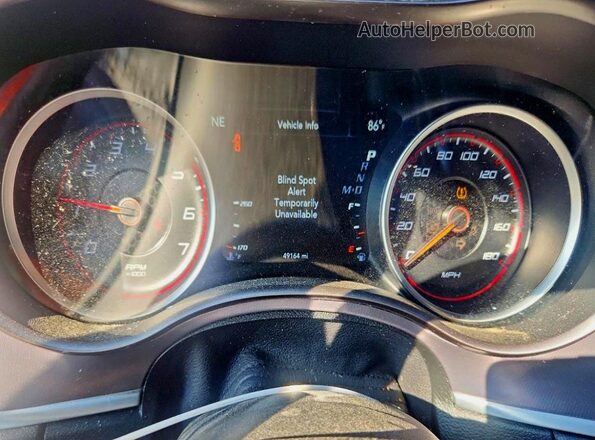 2C3CDXGJ3KH740296 2019 DODGE CHARGER Black ხელსაწყოთა პანელის ხედი