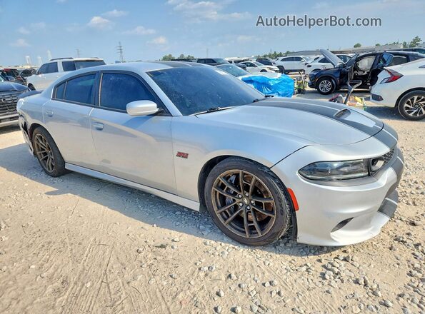 2C3CDXGJ3KH742727 2019 DODGE CHARGER Silver Front right