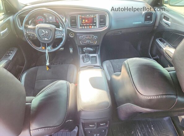 2C3CDXGJ3KH742727 2019 DODGE CHARGER Silver Dashboard view