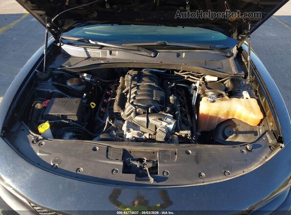 2C3CDXGJ3LH232301 2020 DODGE CHARGER Black Вид ззаду
