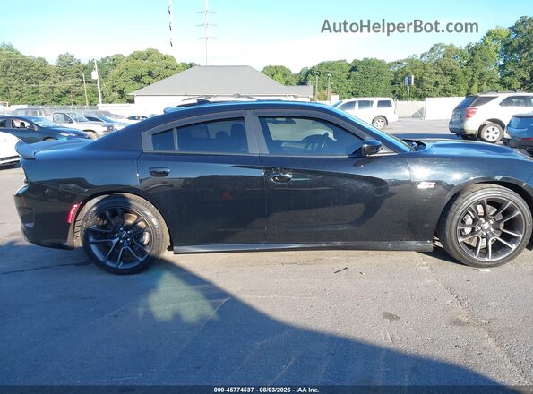 2C3CDXGJ3LH232301 2020 DODGE CHARGER Black Вид задньої частини салону