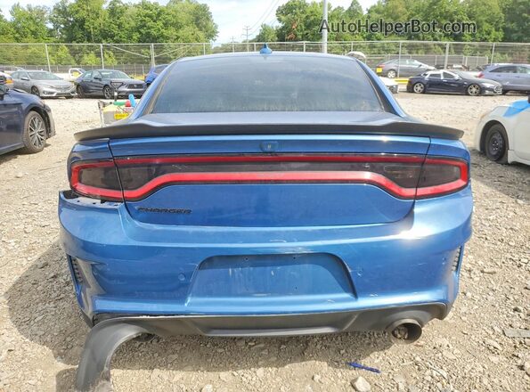 2C3CDXGJ3LH247767 2020 DODGE CHARGER Синий Вид сзади