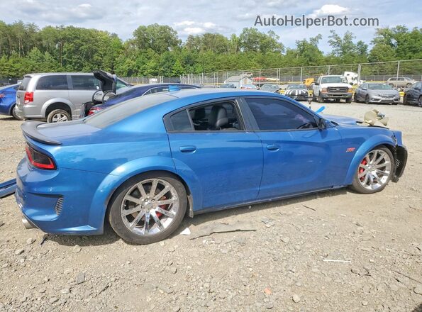 2C3CDXGJ3LH247767 2020 DODGE CHARGER Синий Задняя правая четверть