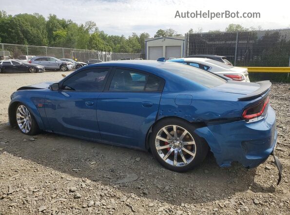 2C3CDXGJ3LH247767 2020 DODGE CHARGER Синий Задняя левая четверть