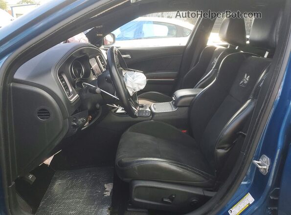 2C3CDXGJ3LH247767 2020 DODGE CHARGER Синий Вид салона спереди