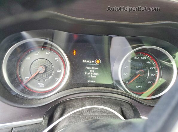 2C3CDXGJ3LH247767 2020 DODGE CHARGER Синий Вид щитка приборов