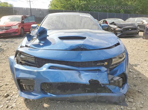 2C3CDXGJ3LH247767 2020 DODGE CHARGER Синий Вид спереди