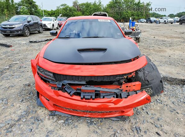 2C3CDXGJ3MH591603 2021 DODGE CHARGER Orange Vista frontal