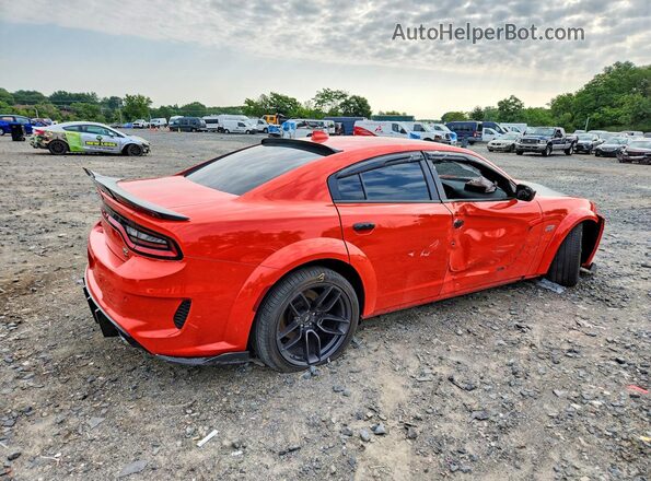 2C3CDXGJ3MH591603 2021 DODGE CHARGER Orange Trasero derecho