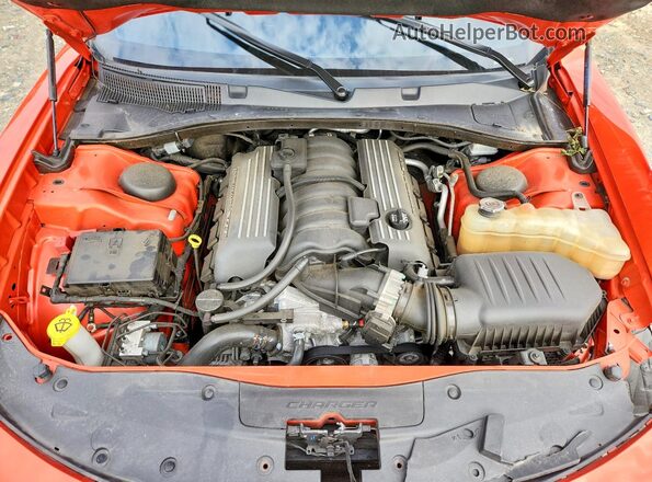 2C3CDXGJ3MH591603 2021 DODGE CHARGER Orange Vista interior trasera