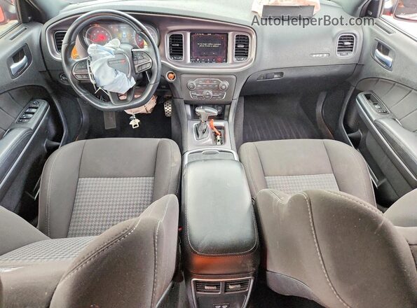 2C3CDXGJ3MH591603 2021 DODGE CHARGER Orange Vista del salpicadero